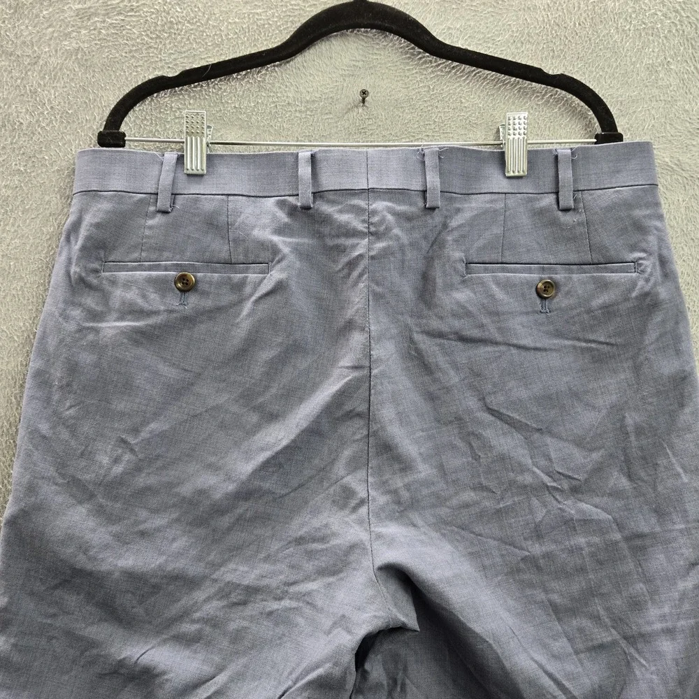 Lauren Ralph Men Pants‎ 36W/34L Blue Wool Dress Pants Total Comfort 33